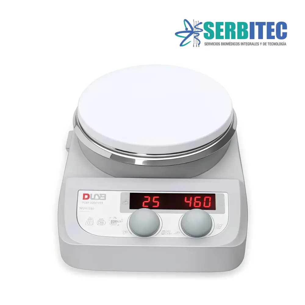 AGITADOR MAGNÉTICO DIGITAL LED CON PLACA CALEFACTORA (MS-H280-Pro)